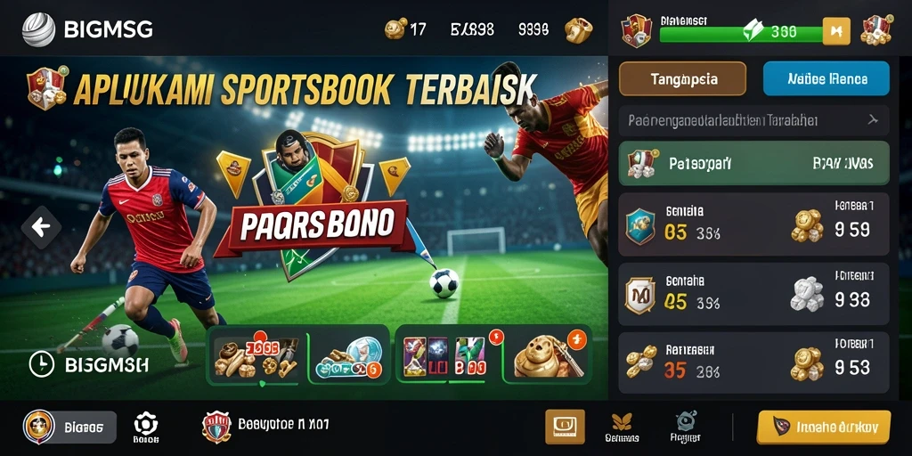 Tampilan gameplay Sportsbook yang menarik dan interaktif.