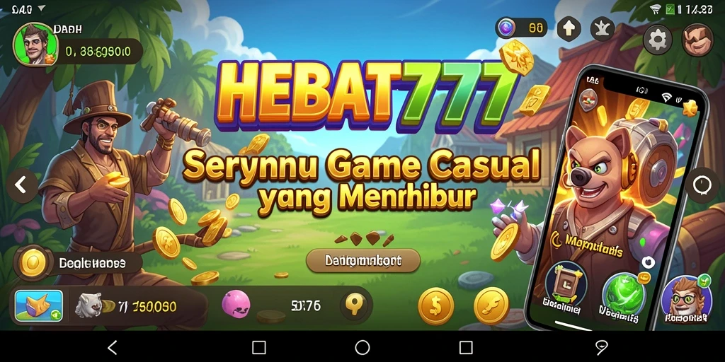 Tampilan gameplay HEBAT777 yang seru dan menghibur.
