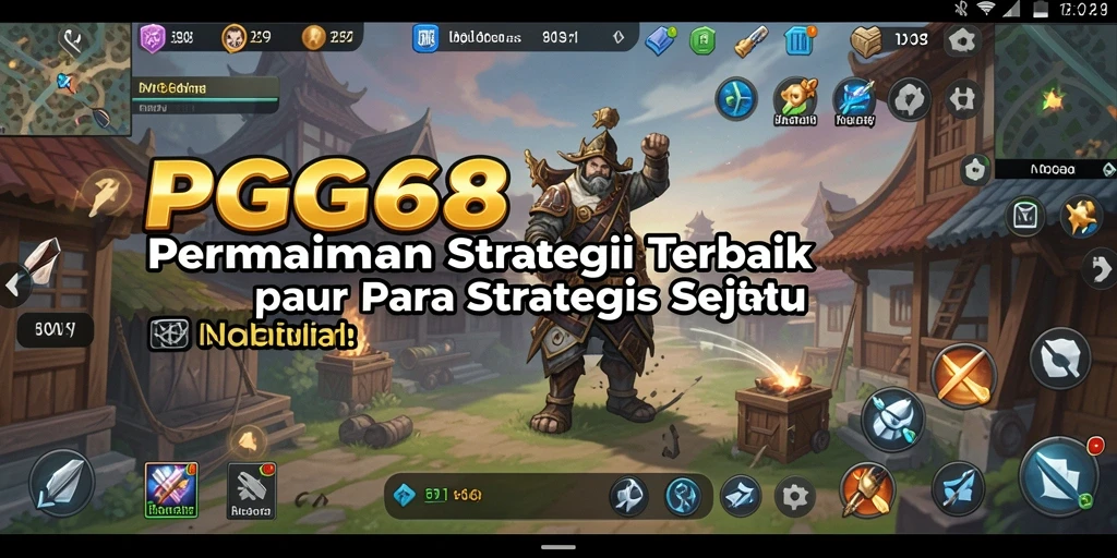 Tampilan gameplay PGG68 menampilkan strategi dan taktik mendebarkan.
