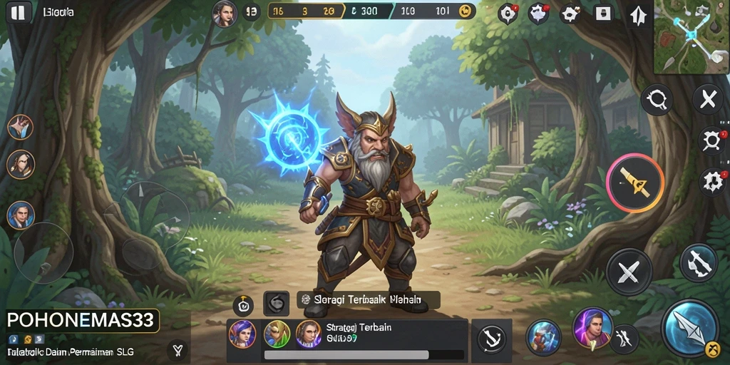 Menampilkan gameplay seru dan interaksi pemain dalam POHONEMAS33.