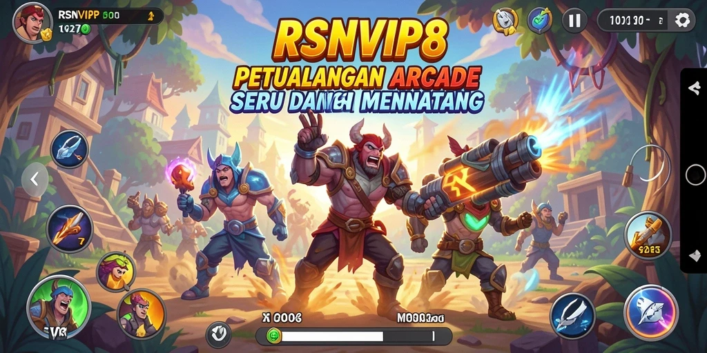 Gameplay seru RSNVIP8 dengan aksi cepat dan tantangan menarik.