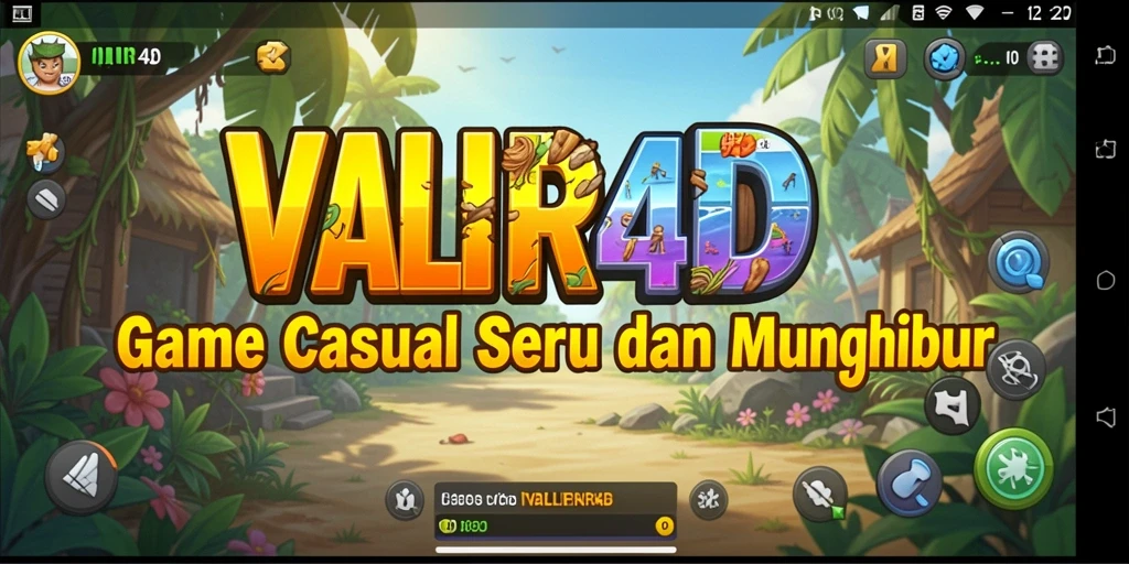 Screenshot menunjukkan gameplay seru dan menarik dari VALIR4D.